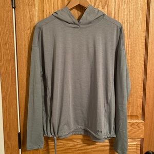 Under Armour Heat Gear Gray Hoodie Sz XL